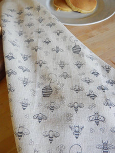 Bees Kitchen Towel, Tea Towel