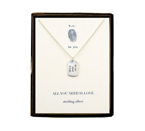 All You Need is Love Necklace