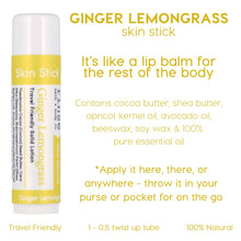 Load image into Gallery viewer, Skin Stick - Ginger Lemongrass