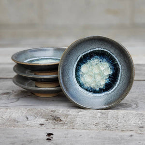 Geode Glass Bowl  - Grey