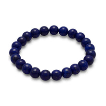 Load image into Gallery viewer, Lapis Bead Stretch Bracelet