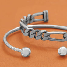 Load image into Gallery viewer, Men&#39;s Cuff Bracelet with Ball Ends