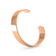 Load image into Gallery viewer, Polished Solid Copper Cuff Bracelet