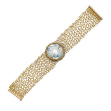 Load image into Gallery viewer, 14/20 Gold Filled Woven Ancient Roman Glass Bracelet