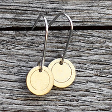Load image into Gallery viewer, Simple Brass Earrings