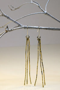 Golden Bamboo Earrings