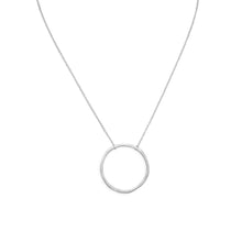 Load image into Gallery viewer, 16&quot; Textured Circle Necklace