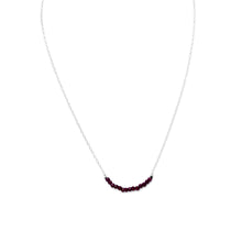 Load image into Gallery viewer, Faceted Garnet Bead Necklace - January Birthstone