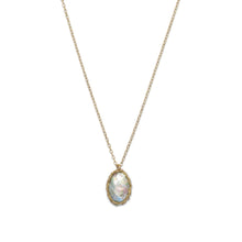 Load image into Gallery viewer, 14/20 Gold Filled Woven Ancient Roman Glass Necklace