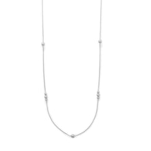 Load image into Gallery viewer, 34&quot; Snake Chain with Beads Necklace
