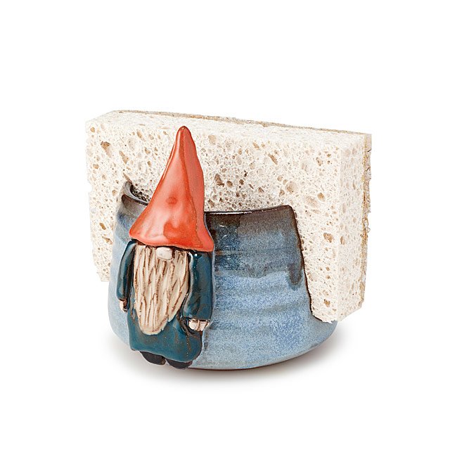 Gnome sponge holder