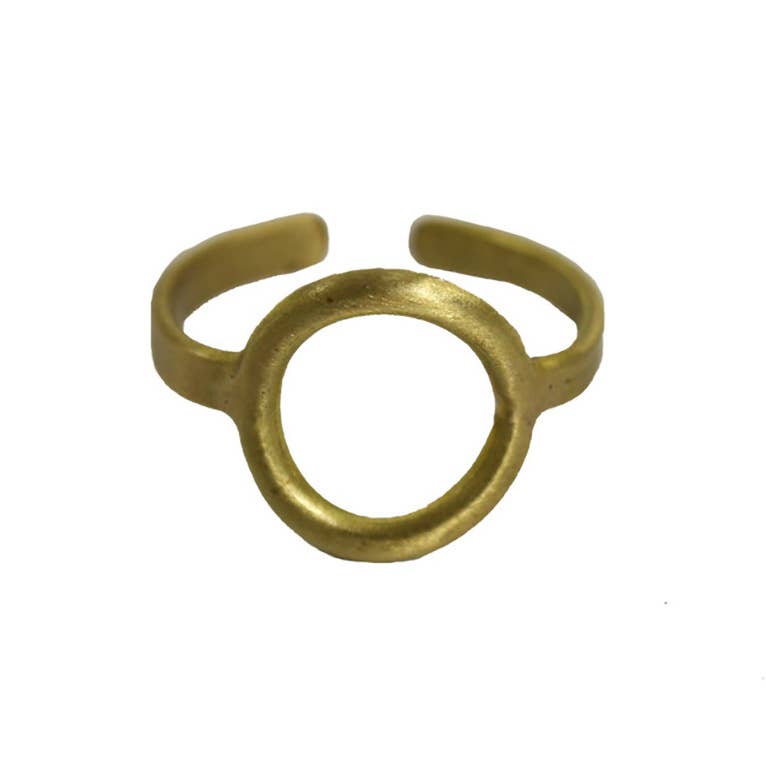 Petite Circle Ring -Gold