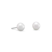 Load image into Gallery viewer, 4mm-5mm Cultured Freshwater Pearl Stud Earrings
