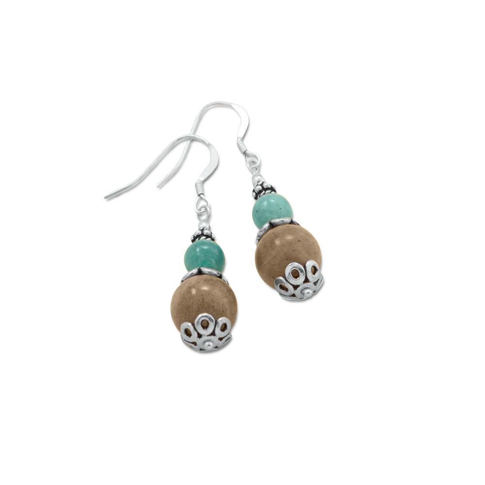 Baila Luna Labradorite Drop Earrings
