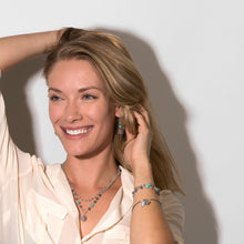 Load image into Gallery viewer, Baila Luna Labradorite Drop Earrings