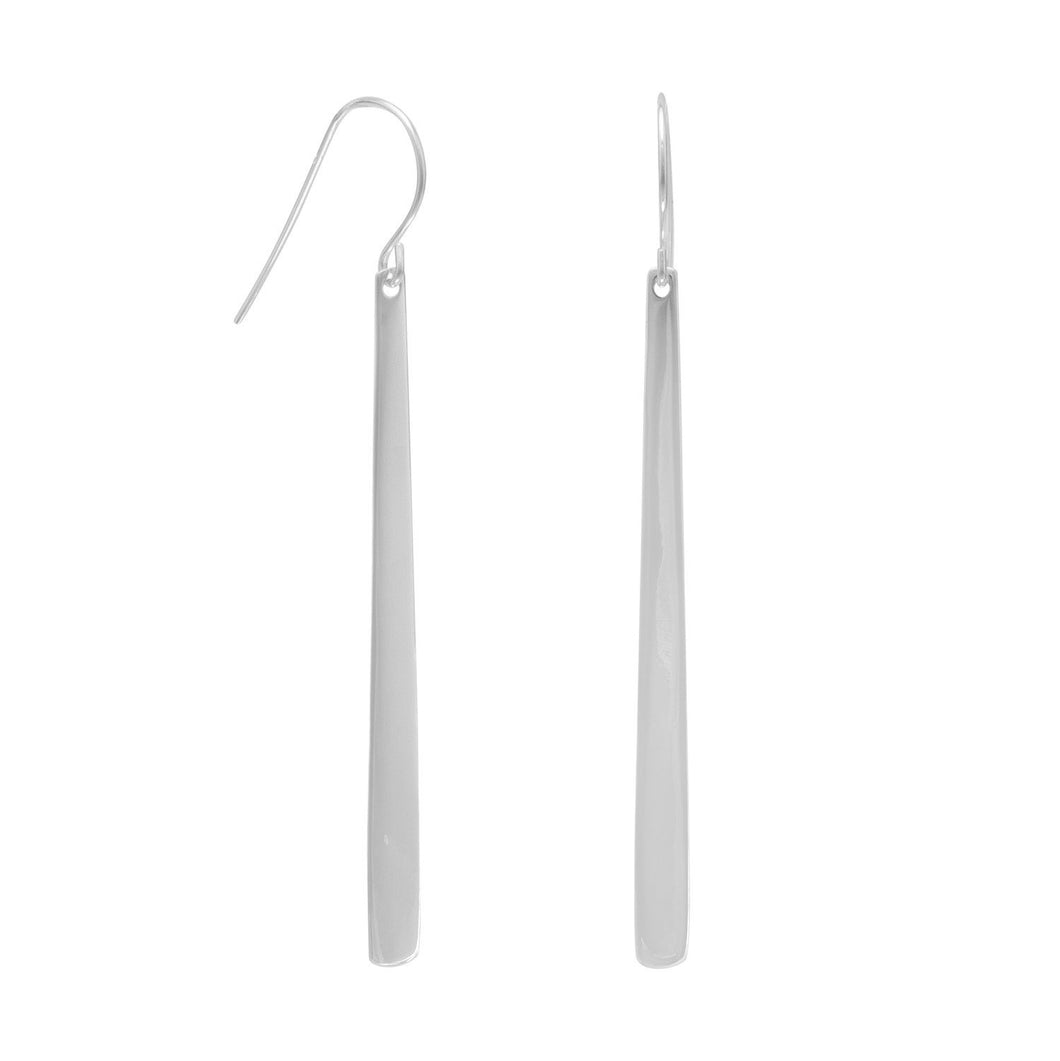 Polished Tapered Matchstick Earrings