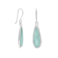 Load image into Gallery viewer, Ancient Roman Glass Pear Drop Earrings