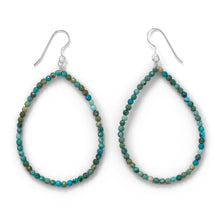 Load image into Gallery viewer, Ooh La La! Natural Turquoise Statement Earrings