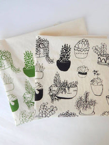 Succulents Kitchen Towel, Tea Towel