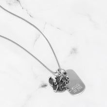 Load image into Gallery viewer, 019 Rhodium Plated Box Chain (1.0mm)