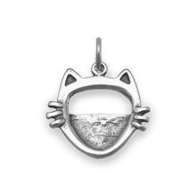 Load image into Gallery viewer, Cat Face Picture Frame Charm
