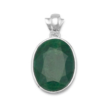 Load image into Gallery viewer, Oval Faceted Beryl Pendant