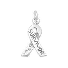 Load image into Gallery viewer, Survivor Ribbon Charm