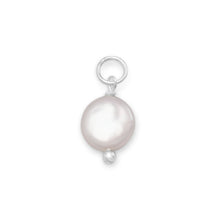 Load image into Gallery viewer, Cultured Freshwater Coin Pearl Charm - June Birthstone