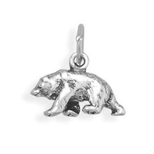 Load image into Gallery viewer, Oxidized Bear Charm