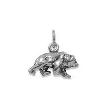 Load image into Gallery viewer, Oxidized Bear Charm