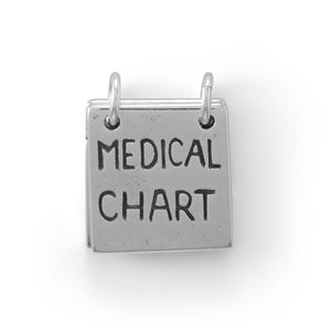 Take a Peak! Movable Medical Chart Charm