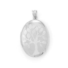 Load image into Gallery viewer, Oval Family Tree Memory Keeper Locket