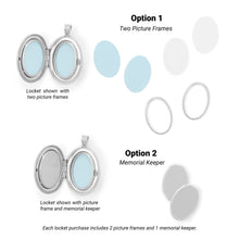 Load image into Gallery viewer, Oval Family Tree Memory Keeper Locket