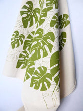 Load image into Gallery viewer, Monstera Plant Kitchen Towel, Tea Towel