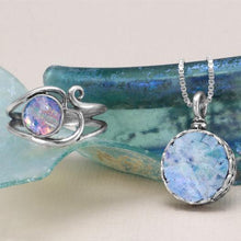 Load image into Gallery viewer, 18&quot; Small Round Ancient Glass Necklace