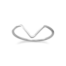 Load image into Gallery viewer, Thin &quot;V&quot; Design Ring