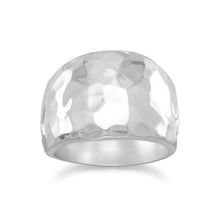 Load image into Gallery viewer, Hammered Domed Band Ring