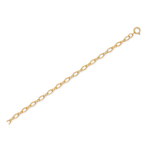 9"+1" 14/20 Gold Filled Figure 8 Chain Anklet