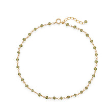 Load image into Gallery viewer, Fresh Look! Peridot 14 Karat Gold Plated Anklet