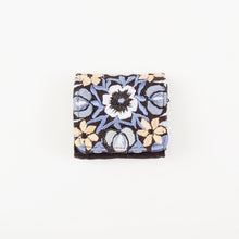 Load image into Gallery viewer, Small Embroidered Travel Jewelry Case Grey