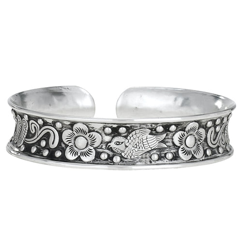 Floral Bird Cuff