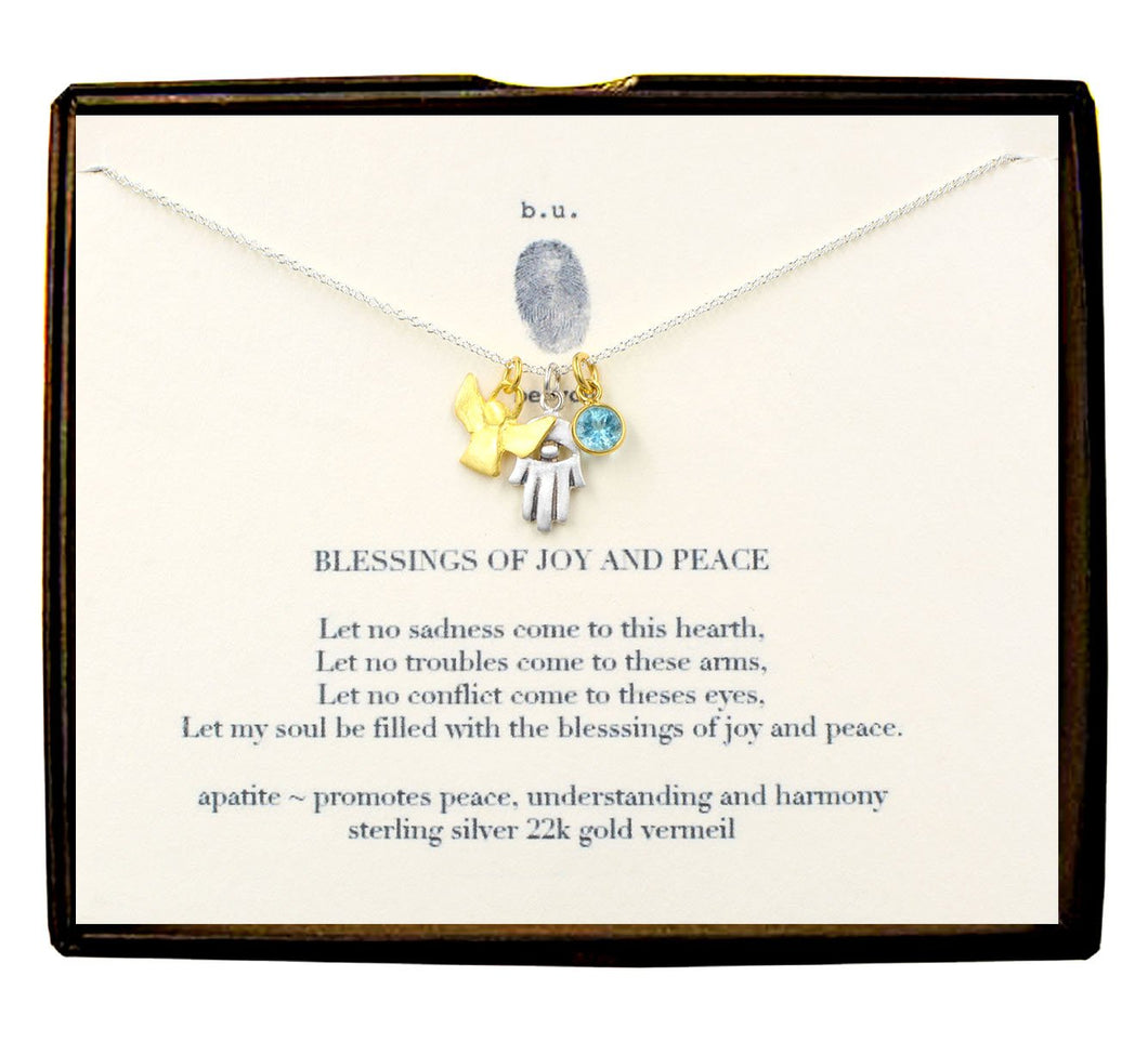 Blessings of Joy and Peace Necklace