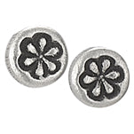 Little Stamped Flower Earrings