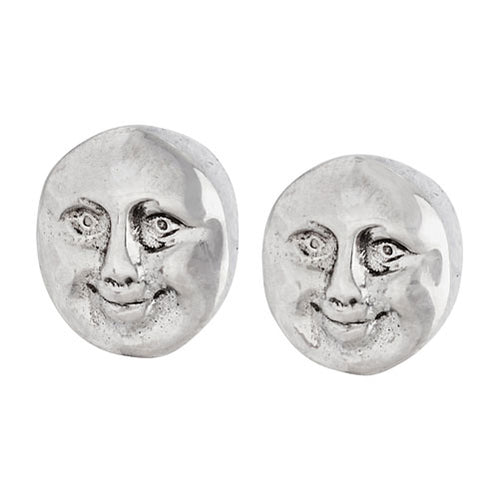Happy Man in the Moon Stud Earrings