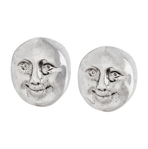 Happy Man in the Moon Stud Earrings