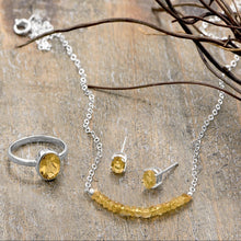 Load image into Gallery viewer, Oval Citrine Earrings