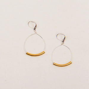 Bar and Hoop Dangle Earrings