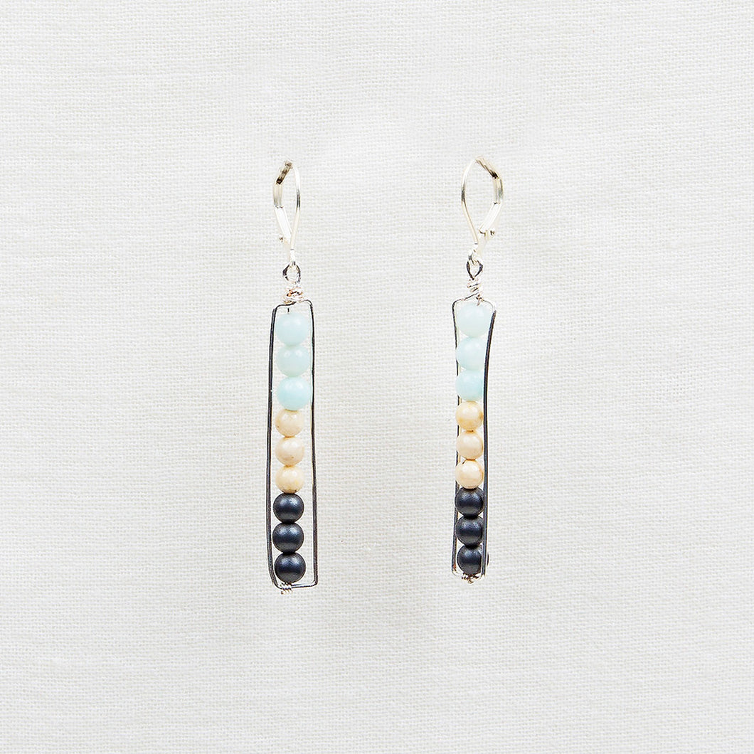 Stone Stack Earrings