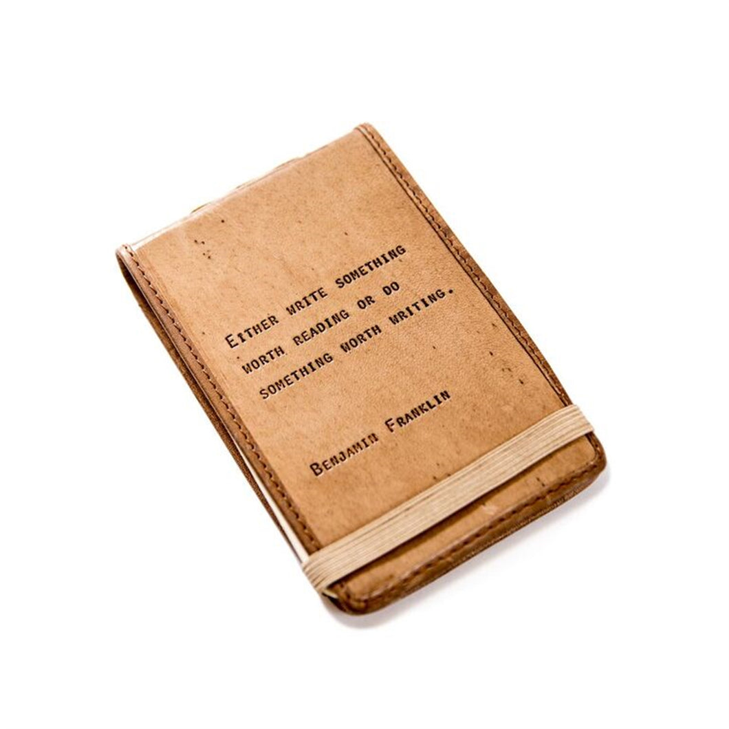 Leather Journal -Benjamin Franklin