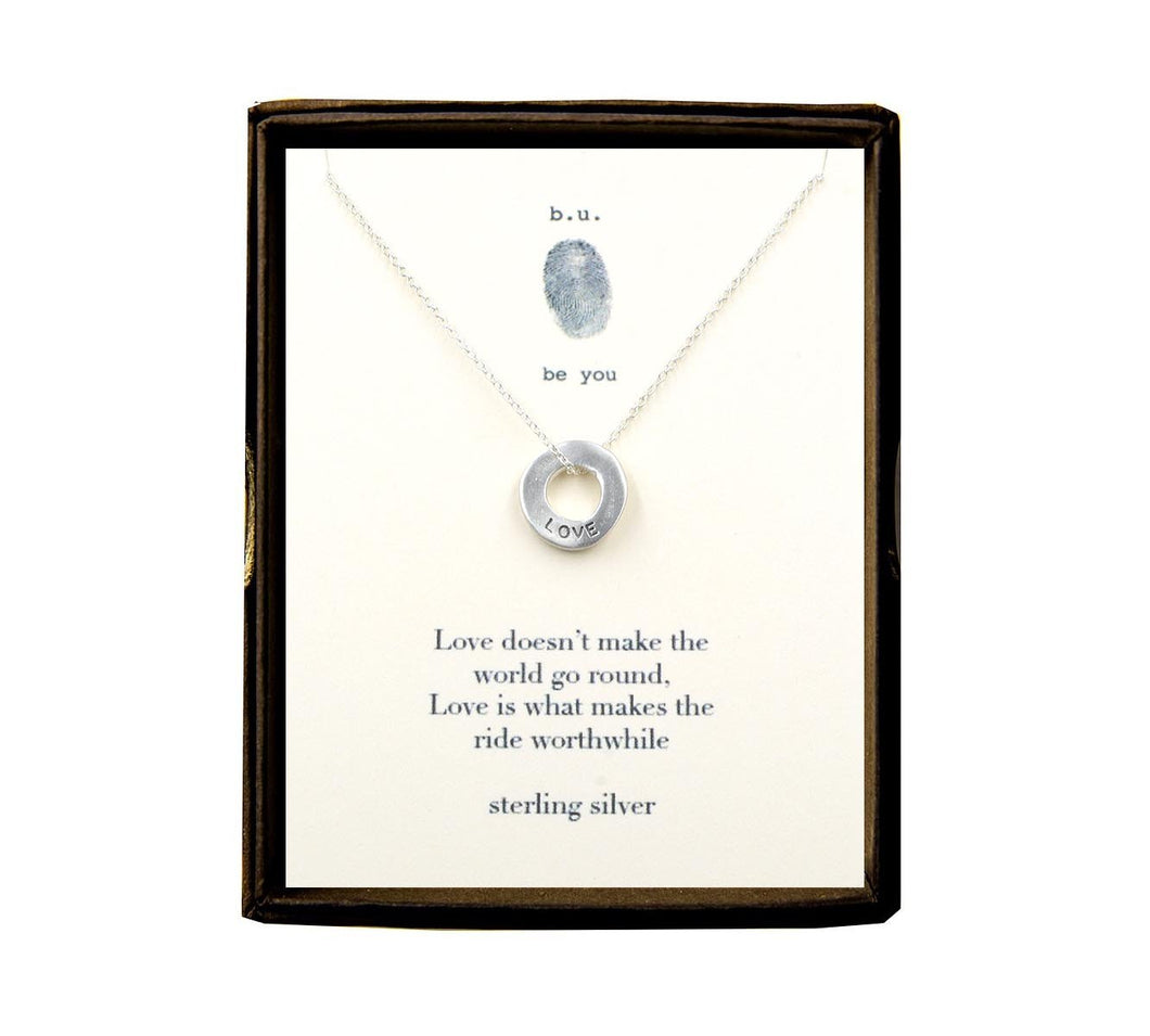 Love Ring Necklace